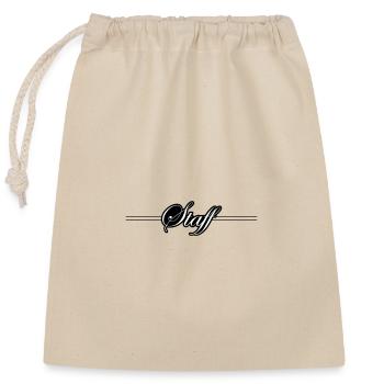 Ligne de personnel - Sac cadeau en coton avec cordon (25 x 30 cm) - nature - Devant