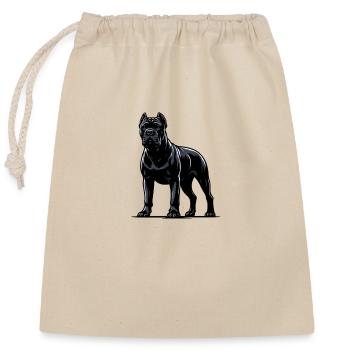 Majestätische Cane Corso Porträts - Verschließbarer Geschenkbeutel aus Baumwolle (25x30cm) - Natur - Vorne