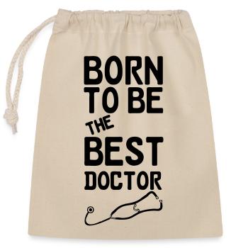 Doctor Doktor Arzt Medizin Spruch Geschenk - Verschließbarer Geschenkbeutel aus Baumwolle (25x30cm) - Natur - Vorne