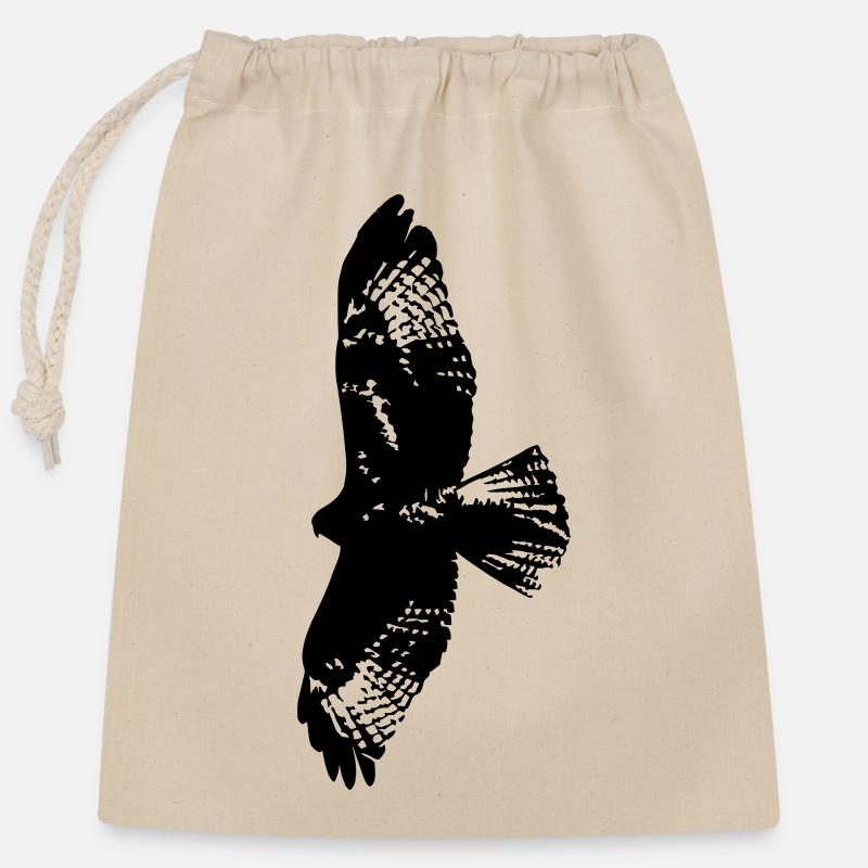 AIGLE - Sac cadeau en coton avec cordon (25 x 30 cm) - nature