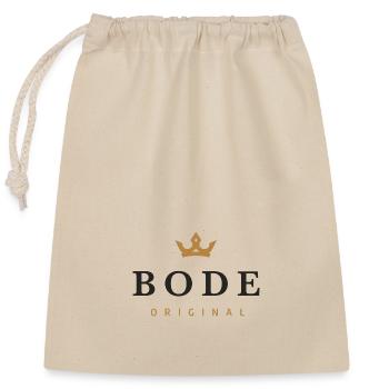Bode Original Familienlogo - Verschließbarer Geschenkbeutel aus Baumwolle (25x30cm) - Natur - Vorne