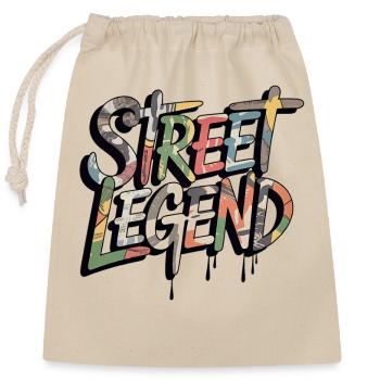 Street Legend Graffiti Style JDM sticker shirt - Closable cotton gift bag (25x30cm) - nature - Front