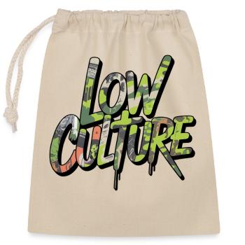 Low Culture Camouflage Motiv für JDM Tuning Fans - Verschließbarer Geschenkbeutel aus Baumwolle (25x30cm) - Natur - Vorne