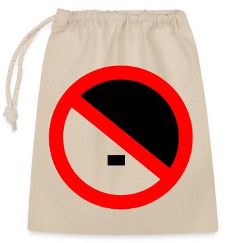 Contre la droite, contre les nazis - Sac cadeau en coton avec cordon (25 x 30 cm) - nature - Devant