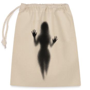 Mystery Girl - Closable cotton gift bag (25x30cm) - nature - Front