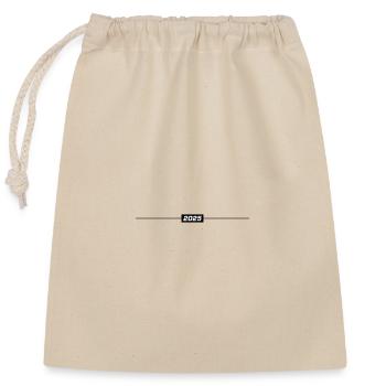 Symbole 2025 - Sac cadeau en coton avec cordon (25 x 30 cm) - nature - Devant