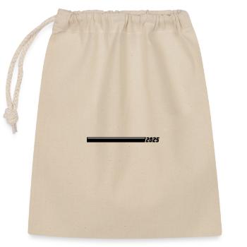 Ligne 2025 - Sac cadeau en coton avec cordon (25 x 30 cm) - nature - Devant