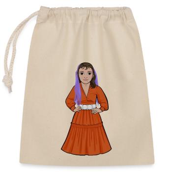 Katarina Taikon - Sac cadeau en coton avec cordon (25 x 30 cm) - nature - Devant