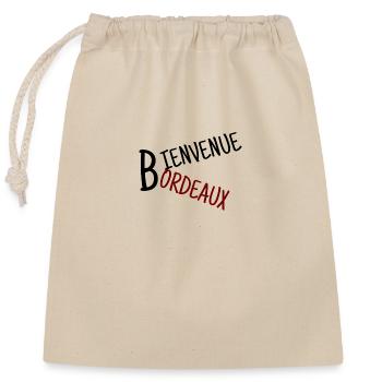 BIENVENUE BORDEAUX - Sac cadeau en coton avec cordon (25 x 30 cm) - nature - Devant