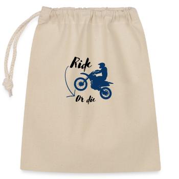 Ride or Die Merchandise - Closable cotton gift bag (25x30cm) - nature - Front