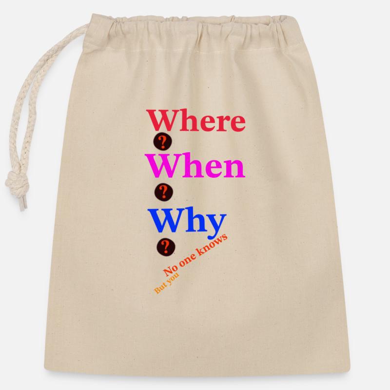 Question - Closable cotton gift bag (25x30cm) - nature