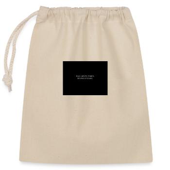 CHUTE SEPT FOIS - Sac cadeau en coton avec cordon (25 x 30 cm) - nature - Devant
