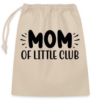 Petit club - Sac cadeau en coton avec cordon (25 x 30 cm) - nature - Devant