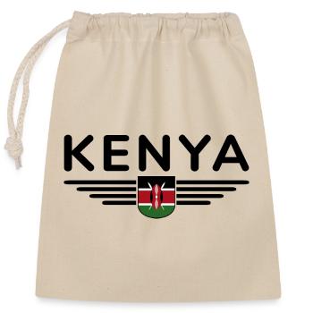 Nairobi Design für Kenia-Liebhaber - Verschließbarer Geschenkbeutel aus Baumwolle (25x30cm) - Natur - Vorne