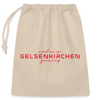 T-shirt Gelsenkirchen – Pour les vrais fans - Sac cadeau en coton avec cordon (25 x 30 cm) - nature - Devant