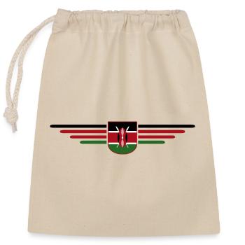 Nairobi Design für Kenia-Liebhaber - Verschließbarer Geschenkbeutel aus Baumwolle (25x30cm) - Natur - Vorne