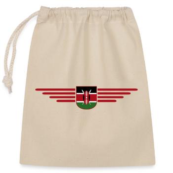 Nairobi Design für Kenia-Liebhaber - Verschließbarer Geschenkbeutel aus Baumwolle (25x30cm) - Natur - Vorne