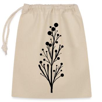 Florist Flower Plant Nature Gardener - Closable cotton gift bag (25x30cm) - nature - Front