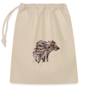 Verrats - Sac cadeau en coton avec cordon (25 x 30 cm) - nature - Devant