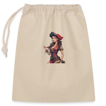 Anime - Sac cadeau en coton avec cordon (25 x 30 cm) - nature - Devant