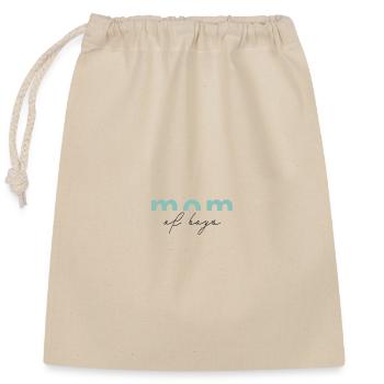 Chemise minimaliste esthétique Mama de Maman - Sac cadeau en coton avec cordon (25 x 30 cm) - nature - Devant