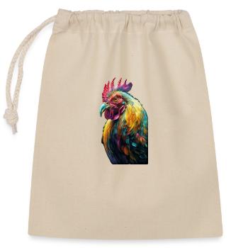 Digital Coc - Closable cotton gift bag (25x30cm) - nature - Front