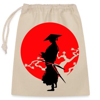 samurai warrior - Verschließbarer Geschenkbeutel aus Baumwolle (25x30cm) - Natur - Vorne