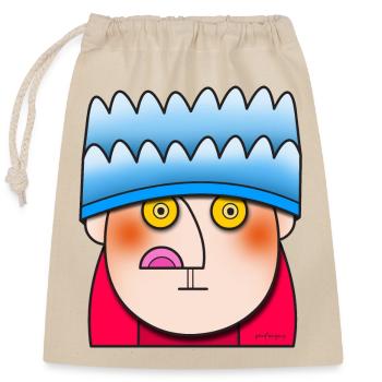 Le Wellerman - Sac cadeau en coton avec cordon (25 x 30 cm) - nature - Devant