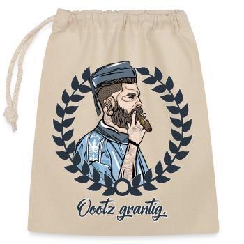 Rieser Grantler // Illustration - Sac cadeau en coton avec cordon (25 x 30 cm) - nature - Devant