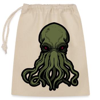 Cthulhu! Die Sterne haben endlich recht! - Verschließbarer Geschenkbeutel aus Baumwolle (25x30cm) - Natur - Vorne