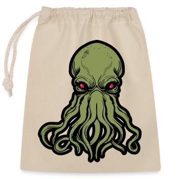 Cthulhu! Die Sterne haben endlich recht! - Verschließbarer Geschenkbeutel aus Baumwolle (25x30cm) - Natur - Vorne