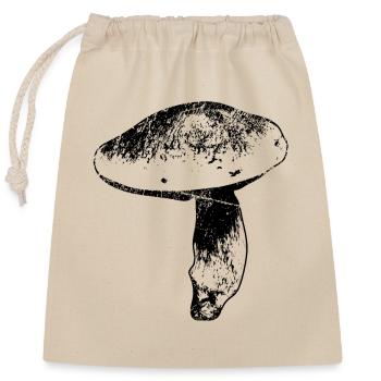 Cèpes Cèpes Pour hommes - Sac cadeau en coton avec cordon (25 x 30 cm) - nature - Devant