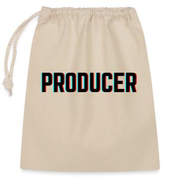 Producteur Beat Producteur - Sac cadeau en coton avec cordon (25 x 30 cm) - nature - Devant