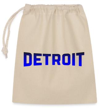 Détroit - Sac cadeau en coton avec cordon (25 x 30 cm) - nature - Devant