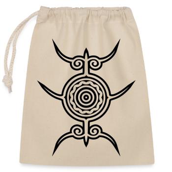 Oiale Alifuru - Closable cotton gift bag (25x30cm) - nature - Front