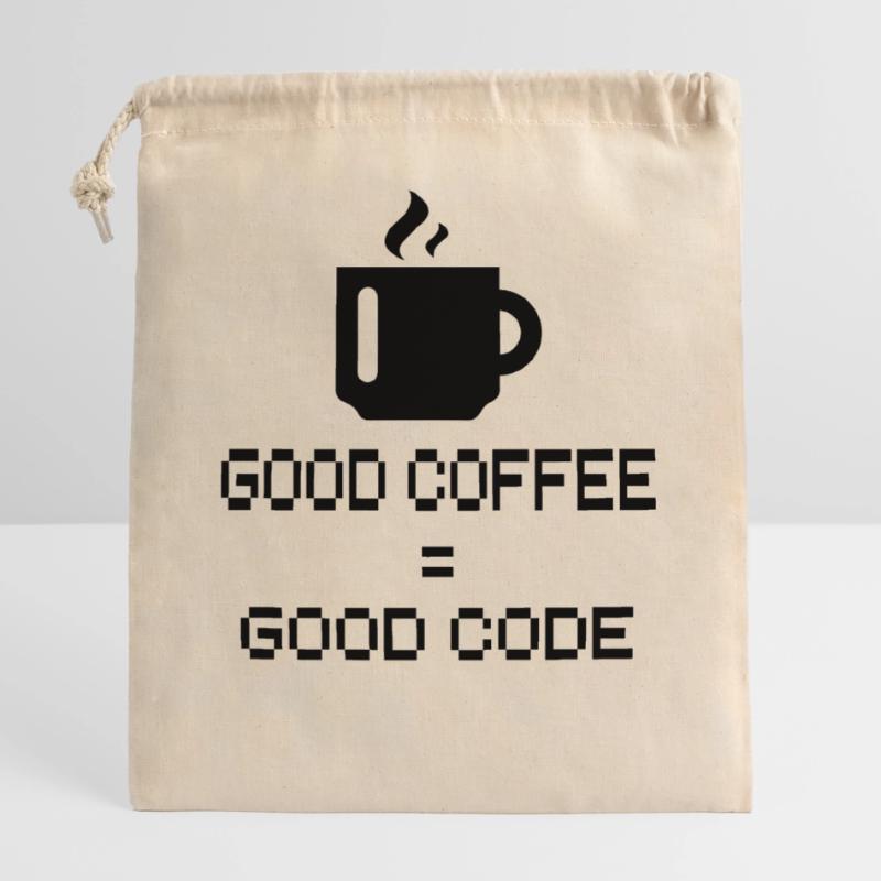 Programmierer - Coder - Hacker - IT Verschließbarer Geschenkbeutel aus Baumwolle (25x30cm)