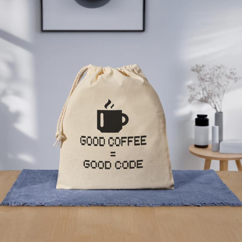 Programmierer - Coder - Hacker - IT Verschließbarer Geschenkbeutel aus Baumwolle (25x30cm)