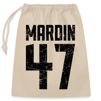 Mardin 47 Turkey Turkiye Gift Holiday TR Turk - Closable cotton gift bag (25x30cm) - nature - Front