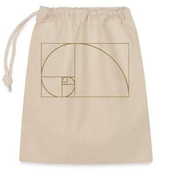 Fibonacci Episode Chemise Nerd Drôle pour les fans de mathématiques - Sac cadeau en coton avec cordon (25 x 30 cm) - nature - Devant