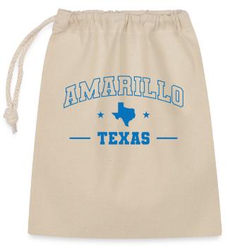 Amarillo Texas État des États-Unis Amériques - Sac cadeau en coton avec cordon (25 x 30 cm) - nature - Devant