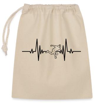Bowling Cone Bowler Gift Bowling Ball Bowling - Closable cotton gift bag (25x30cm) - nature - Front