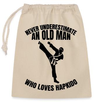 Hapkido Kampfsport Aikido Karate Kampfkunst Judo - Verschließbarer Geschenkbeutel aus Baumwolle (25x30cm) - Natur - Vorne