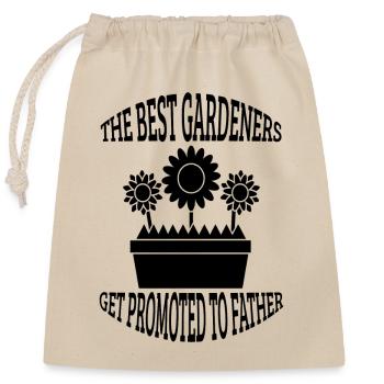 Garden Gardener Gardening Hobby Gardener Nursery - Closable cotton gift bag (25x30cm) - nature - Front