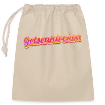 Gelsenkirchenerin Gelsenkirchener Gelsenkirchen - Sac cadeau en coton avec cordon (25 x 30 cm) - nature - Devant