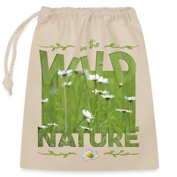 Nature sauvage - Sac cadeau en coton avec cordon (25 x 30 cm) - nature - Devant