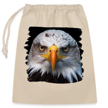 Aulne pygargue à tête blanche oiseau aigle pierre - Sac cadeau en coton avec cordon (25 x 30 cm) - nature - Devant