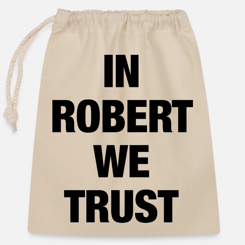 Robert - Verschließbarer Geschenkbeutel aus Baumwolle (25x30cm) - Natur