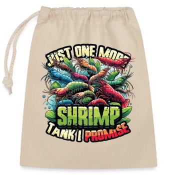 Shrimp Breeder Shrimp Aquarium - Closable cotton gift bag (25x30cm) - nature - Front