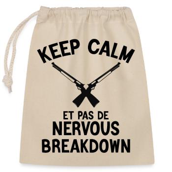 Les Tontons Flingueurs - Film Culte - Sac cadeau en coton avec cordon (25 x 30 cm) - nature - Devant