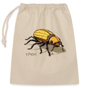A giant fat insect - Closable cotton gift bag (25x30cm) - nature - Front